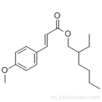 Ácido 2-propenoico, 3- (4-metoxifenil) -, 2-etilhexil éster CAS 5466-77-3